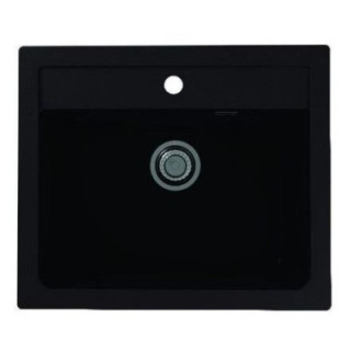 Zlewozmywak Alveus Atrox Granit czarny 59X50 CM